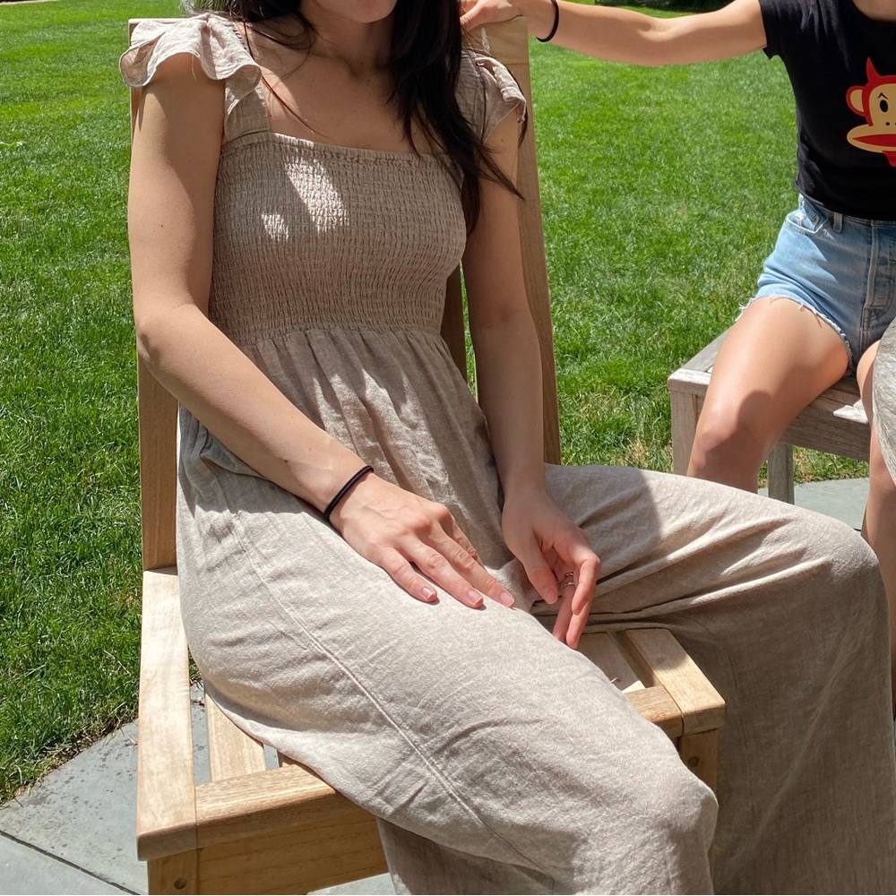 Madewell linen jumpsuit